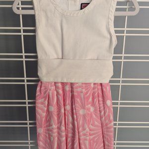 Girls sleeveless woven dress